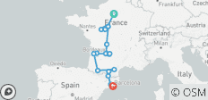 Frankrijk en Barcelona (inclusief Beynac-et-Cazenac) - 19 bestemmingen