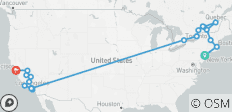 Essential East Coast and Western Classics - 24 destinations