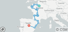 La France et l\'Espagne en beauté (36 destinations) - 36 destinations