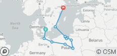 Parels van Scandinavië & Polen – eindpunt Stockholm - 12 bestemmingen