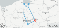 Poolse Driehoek - 8 bestemmingen