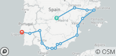Circuito \"Anillo español\" incluido Lisboa (including Nerja) - 16 destinos