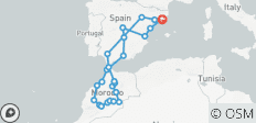 Perlen Spaniens und mysteriöses Marokko - 25 Destinationen