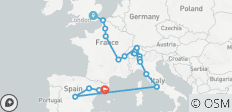 Spectaculair Europa met Barcelona - 20 bestemmingen