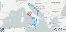 Adriático, Sicilia y Costa Amalfitana 2028 - 12 Días (from Venecia to Roma) - 13 destinos