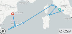 Islas Idílicas del Mediterráneo 2028 - 12 Días (from Civitavecchia to Barcelona) - 9 destinos