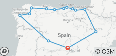 Madrid, Nordspanien & Galicien - 14 Destinationen