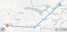 Légende intemporelle, circuit de 6 jours en Ouzbékistan - 3 destinations