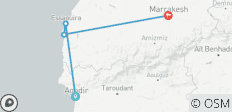 From Agadir : 2-Day Private Tour to Marrakech via Essaouira - 4 destinations
