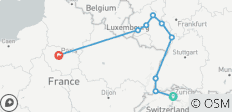 Scenic Rhine, Paris & the Swiss Alps (2027) (Zurich to Paris, 2027) - 9 destinations