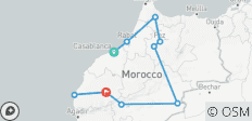 Inoubliable circuit privé de 10 jours au Maroc au départ de Casablanca - 10 destinations