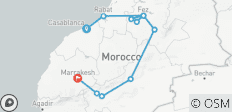 Explore Morocco Casablanca to Marrakesh (2027) - 11 destinations