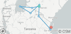 East Africa Safari & Coast (from Nairobi to Nungwi) - 8 destinations