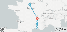 Rhône romantique avec Paris Paris → Lyon (2027) - 7 destinations