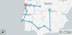 Saveurs d\'Espagne et du Portugal avec Douro Discovery Madrid → Porto (2027) - 24 destinations