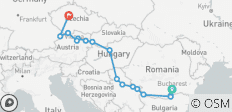 Découverte du Danube avec Prague 2027 - 19 jours (from Bucarest to Prague) - 16 destinations