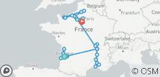 La France englobée 2027 - 31 jours - 68 destinations
