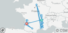 Ikonisches Frankreich - 21 Tage (30 Destinationen) - 30 Destinationen