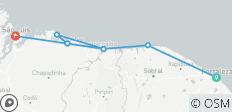Route des émotions (de Fortaleza à São Luis)