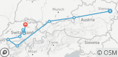 Merveilles de la Suisse et de l\'Autriche 2026 - 15 jours (from Vienne to Zurich) - 9 destinations