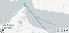 Aventura complementaria en Omán Musandam - 2 destinos