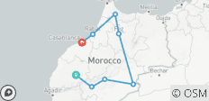 Explorez le Maroc dans le cadre d\'un circuit privé de 7 jours. - 8 destinations
