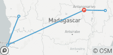 Spannende reis door het westen en oosten van Madagaskar (11 dagen) - 7 bestemmingen