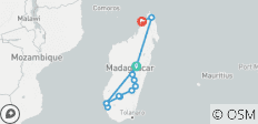 Voyage à travers le Sud-Ouest, l\'Est et le Nord de Madagascar (21 jours) - 13 destinations