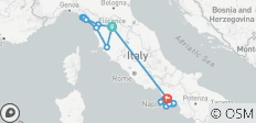 Tuscany to the Amalfi Coast: Italy by Land & Sea - 22 destinations