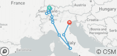 Swiss and Italian Spotlight End Venice GO - 18 destinations