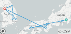 Hoogtepunten van Japan & Zuid-Korea - 13 bestemmingen