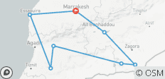 9 jours . 9 nuits Circuit désert et côte du Maroc - 8 destinations