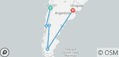 Zwischen Seen, Gletschern und Großstädten: Von Santiago bis Buenos Aires - 5 destinations
