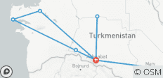Kleingruppen-Rundreise Turkmenistan (inkl Flug) - 9 Destinationen