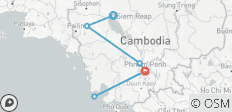 Kleingruppenrundreise & Baden – Kambodscha (inkl Flug) - 6 Destinationen