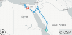 Arabien, Jordanien, Alexandria und Kairo (13 Destinationen) - 13 Destinationen