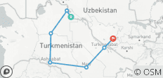Cultural Tour to Turkmenistan - Private Tour - 7 destinations