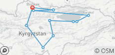 Off Road Self-Drive Journey through the Peaks of Kyrgyzstan 10 Days - 11 destinations