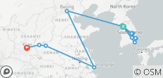 Korea und das Goldene Dreieck in China - 16 Destinationen
