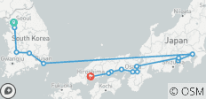 La brillante Corea y los contrastes de Japón - 15 destinos