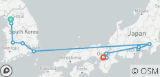 Schitterend Korea en onmisbaar Japan - 11 bestemmingen