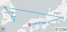 Maravillas de Corea y Japón con Hiroshima (14 destinations) - 14 destinos