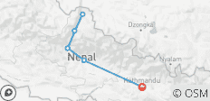 Upper Mustang Motor Tour vanuit Kathmandu - All Inclusive Tour 11 dagen - 8 bestemmingen