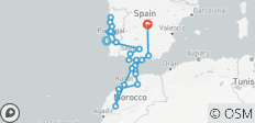 De Lisbonne à Madrid et au Maroc : Voyage en petit groupe - 25 destinations