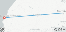 Desde Marrakech: Excursión de un día a Essaouira - 2 destinos
