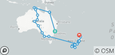 Australien & Neuseeland - 34 Tage am anderen Ende der Welt - 29 Destinationen