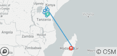 17 Tage Das Beste aus Tansania, Kenia und Madagaskar - 8 Destinationen