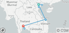 Noord-Vietnam, Bangkok & Pattaya (4 sterren) - 14 dagen - 12 bestemmingen