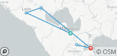 Hauptstädte von Nicaragua - 6 Tage - 6 Destinationen