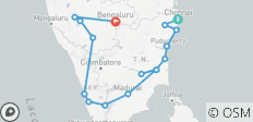 South India with Karnataka Extension, French-speaking guide, Private Tour - 16 destinations